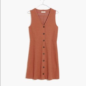 Madewell Button Front Dress Medium